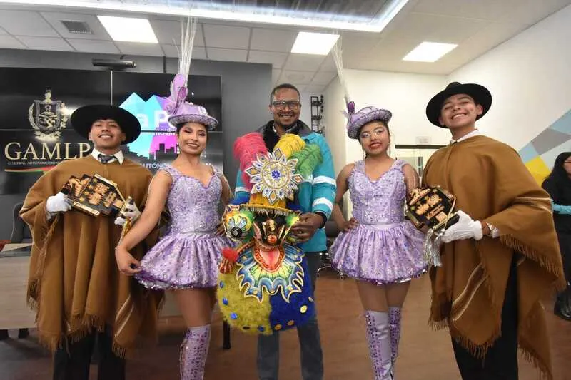 GAMLP Presentación de la "Semana de la Morenada"