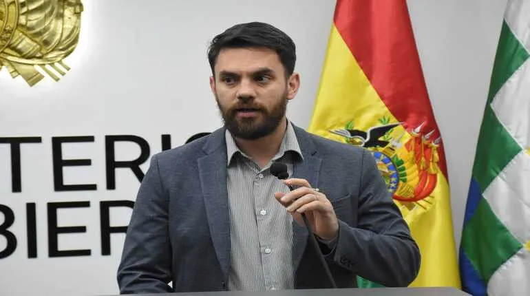 El ministro de Gobierno, Eduardo Del Castillo