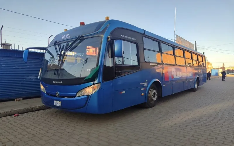 Bus municipal de El Alto. Foto: GAMEA