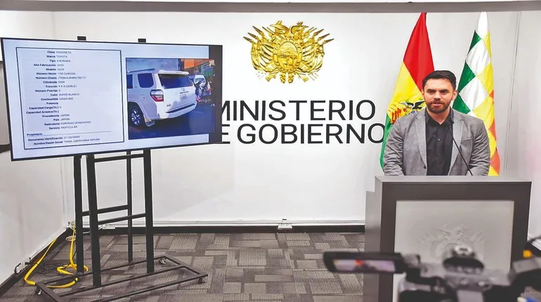 El ministro de Gobierno, Eduardo Del Castillo