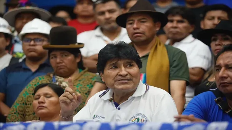 Evo Morales, ex presidente de Bolivia