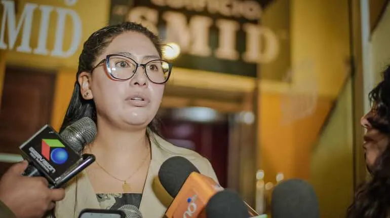 Eva Copa, candidata a la Presidencia