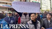 Protesta de vidrieros y aluminieros