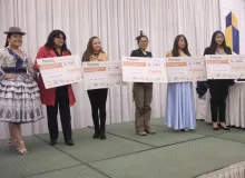 GAMLP Ganadoras del concurso municipal “Mujeres en Movimiento 2024”.