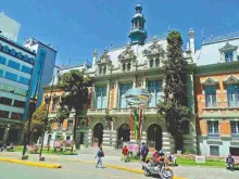 Frontis del Palacio Consistorial de La Paz