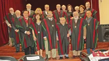 : Los miembros de la ANC festejaron el miércoles su sexagésimo cuarto aniversario