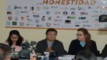 Plataforma por la Transparencia y la Honestidad. Foto: APG