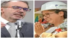 Jorge Richter y Eva Copa