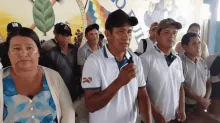 Dirigentes de la Federación Mamoré Bulo Bulo. Foto: Captura