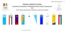 Así quedó la papeleta electoral