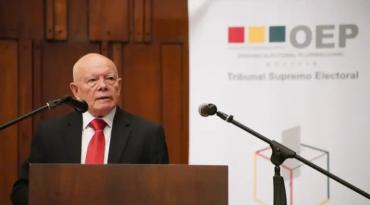 Presidente del TSE, Oscar Hassenteufel. Foto: Red Uno