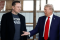 Trump y Musk en un acto de campaña.